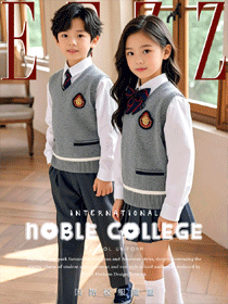 英倫西裝校服與針織校服的碰撞，演繹校園貴族學院風案例圖鑒