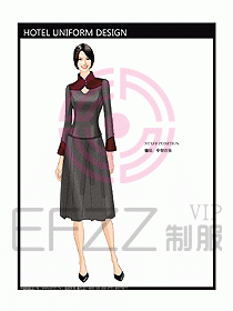 酒店中餐咨客制服設(shè)計(jì)圖591