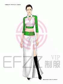 夜總會(huì)迎賓咨客制服設(shè)計(jì)圖259