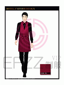 酒店西餐服務(wù)員制服設(shè)計(jì)圖850