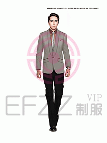男職業裝西服設計圖337