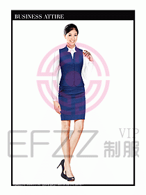空姐職業(yè)服裝設(shè)計效果圖413