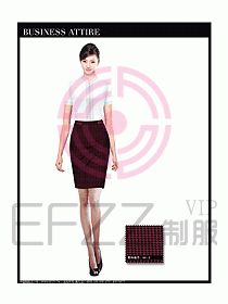 空姐職業(yè)服裝設(shè)計(jì)效果圖469