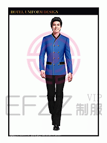 酒店餐飲服務員制服設計圖1342