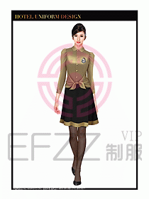 酒店西餐廳咨客制服設(shè)計(jì)圖377