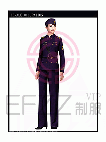 獵裝保安服設計服裝圖260