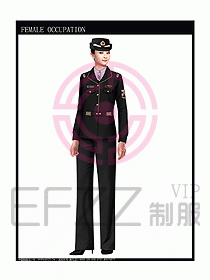 獵裝保安服設(shè)計服裝圖268