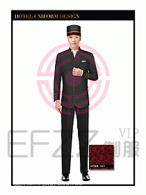 酒店門童行李生制服設(shè)計圖883