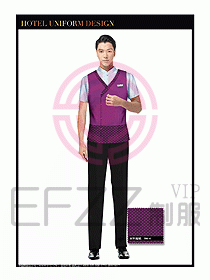 SPA休閑會所服務(wù)員制服設(shè)計353