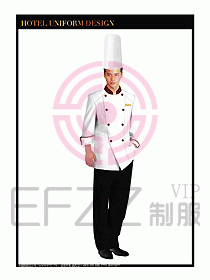 酒店廚師服裝設計圖254