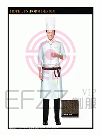 酒店廚師服裝設計圖280