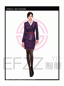 專賣店營業(yè)員服裝設(shè)計圖1005