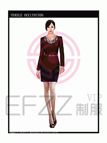 專賣店?duì)I業(yè)員服裝設(shè)計(jì)圖1020
