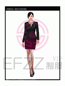 專賣(mài)店?duì)I業(yè)員服裝設(shè)計(jì)圖1033