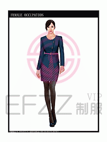 專賣店?duì)I業(yè)員服裝設(shè)計(jì)圖1037