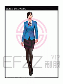 專賣店營業(yè)員服裝設(shè)計圖1045