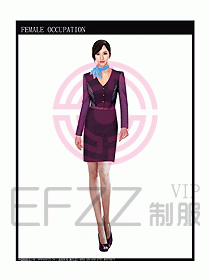 專賣店營業員服裝設計圖1050