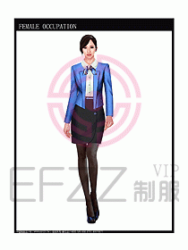 專賣店營業(yè)員服裝設(shè)計圖1067