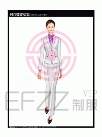 專賣店營業(yè)員服裝設(shè)計圖1116