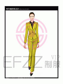 專賣店?duì)I業(yè)員服裝設(shè)計(jì)圖1137