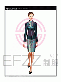 專賣店營業(yè)員服裝設(shè)計圖1153