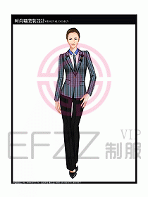 專賣店營業(yè)員服裝設計圖1180