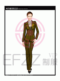 專賣店?duì)I業(yè)員服裝設(shè)計(jì)圖1178