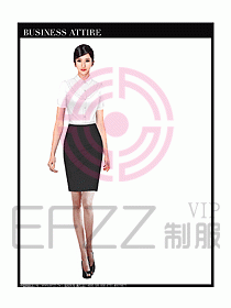 專(zhuān)賣(mài)店?duì)I業(yè)員服裝設(shè)計(jì)圖1188
