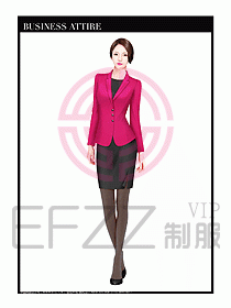 專賣店營業(yè)員服裝設(shè)計圖1195
