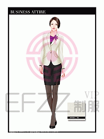 專賣店營業(yè)員服裝設(shè)計圖1201