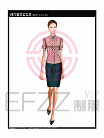 女職業(yè)裝短袖襯衫設(shè)計圖213