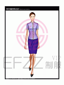 女職業(yè)裝短袖襯衫設計圖217