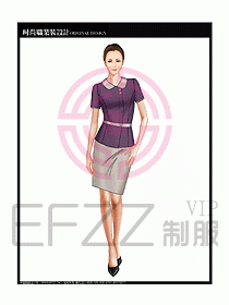 女職業(yè)裝短袖襯衫設(shè)計圖253