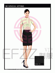女職業(yè)裝短袖襯衫設(shè)計圖316