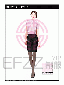 女職業(yè)裝短袖襯衫設(shè)計(jì)圖327
