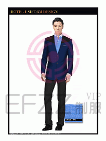 酒店大堂服務(wù)員制服設(shè)計圖719