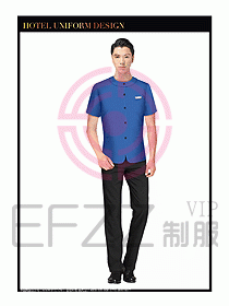 酒店大堂服務(wù)員制服設(shè)計(jì)圖716