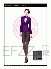 酒店大堂服務(wù)員制服設(shè)計圖733
