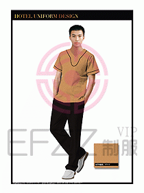 SPA按摩技師制服設(shè)計(jì)圖833