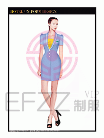 SPA按摩技師制服設(shè)計(jì)圖862