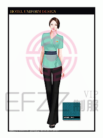 SPA按摩技師制服設(shè)計(jì)圖903