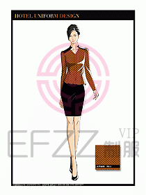 桑拿水療會所前臺服務員制服221