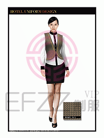 酒店西餐服務(wù)員制服設(shè)計922