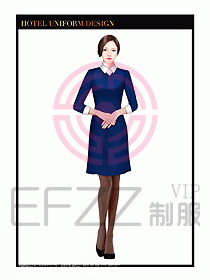 酒店西餐服務(wù)員制服設(shè)計989