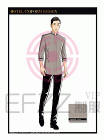 酒店制服客房服務(wù)員工衣設(shè)計443