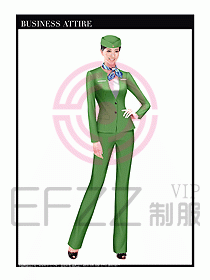 職業空姐裝制服設計圖496