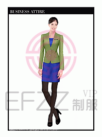 職業(yè)空姐裝制服設(shè)計圖505