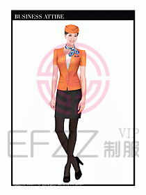 職業(yè)空姐裝制服設計圖511