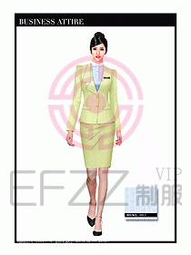 職業(yè)空姐裝制服設(shè)計圖550