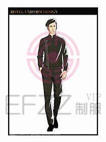 酒店門童保安行李生制服設計931